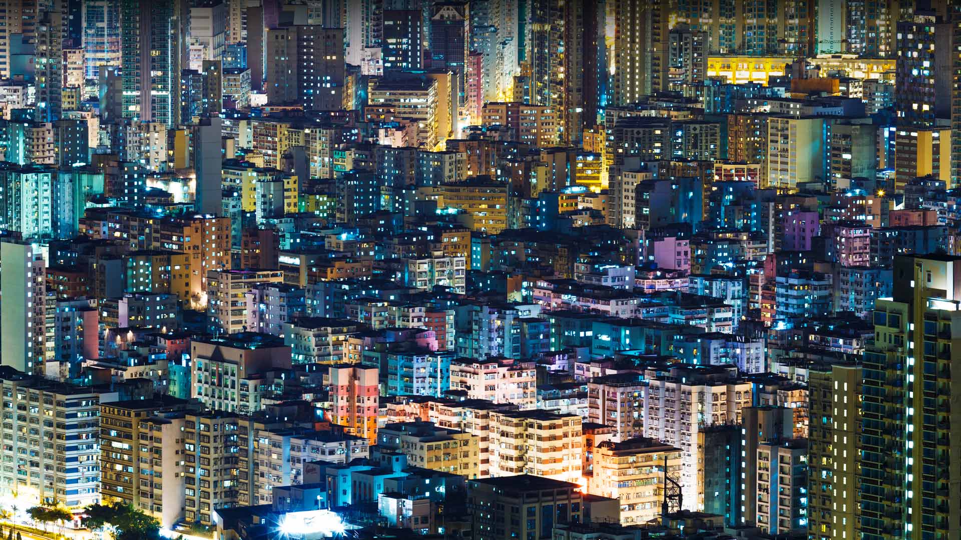 万家灯火|Hong Kong SAR |© leungchopan/Getty Images